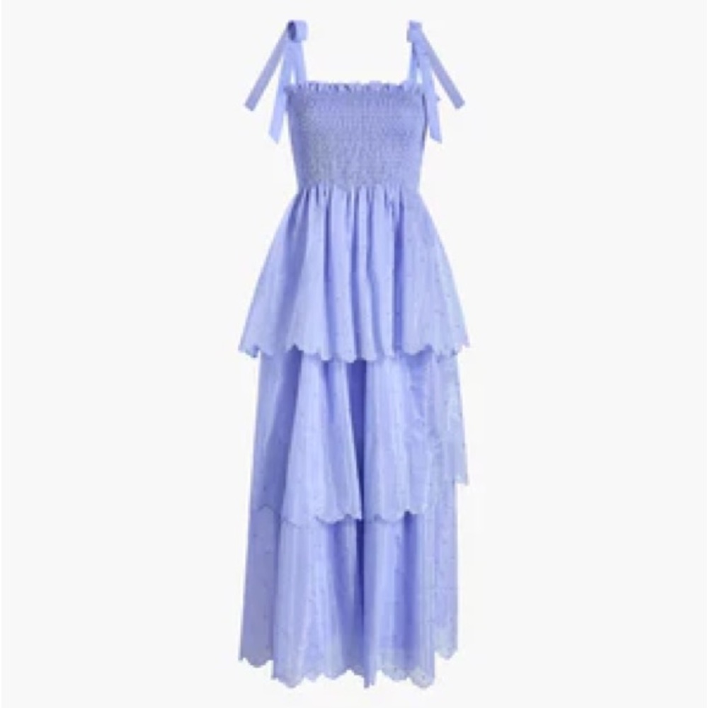 Hill House Blue Elise nap dress Maxi for Wedding Guest - new with tags